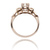 Vintage Inspired Diamond Engagement Ring Default Title
