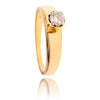 14KT Yellow and White Gold .25 Carat Solitaire Diamond Ring Default Title
