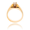 14KT Yellow and White Gold .44 Carat Pear Shaped Diamond Engagement Ring Default Title