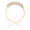 14-18KT Yellow and White Gold 7-Stone .75 Carat Diamond Band Default Title
