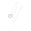 10kt White Gold & Diamond Heart Pendant Default Title