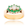 14k y/w gld ring con 12 synth em gaug + 3 diamonds Default Title