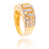 14kt dia greek key design ring Default Title