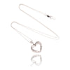 10kt White Gold Diamond Heart Pendant Default Title