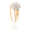 10kt Yellow Gold & Diamond Cluster Ring Default Title