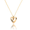 10kt Yellow Gold Diamond Heart Pendant Default Title