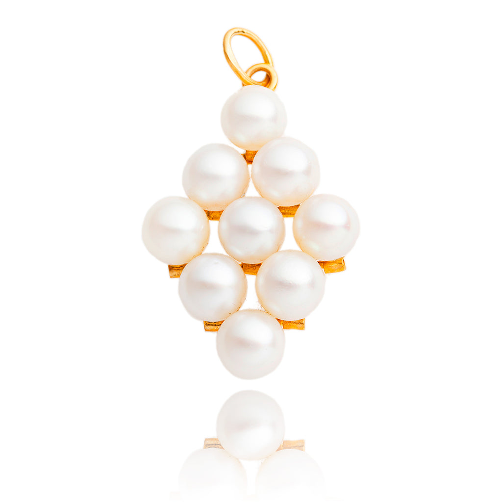 14kt Yellow Gold Pearl Pendant Default Title