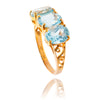 10kt Yellow Gold Sky Blue Topaz Ring Default Title