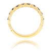 14k y prong-set saph band Default Title