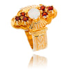 14k y opal & garn ring Default Title