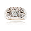 14k w .65ct dia ring w match band, .87ctw Default Title