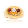 10kt Yellow Gold Opal & Garnet Ring Default Title