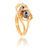 10kt Yellow Gold Hematite Ring Default Title