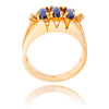 10kt Yellow Gold Star Sapphire & Diamond Ring Default Title