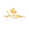 14kt Yellow Gold Leaf Brooch Default Title