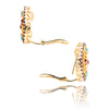 14kt Yellow Gold Multi-Gem Filigree Earrings Default Title
