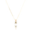 14kt Yellow Gold Pearl & Emerald Cluster Pendant Default Title