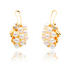 14kt Yellow Gold Freshwater Pearl & Diamond Earrings Default Title
