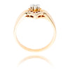 14K Yellow Gold .31Ct Diamond Ring White Fit Bnd Default Title