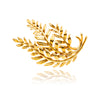 18kt Yellow Gold Tiffany Leaf Pin Default Title