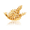 18kt Yellow Gold Tiffany Leaf Pin Default Title