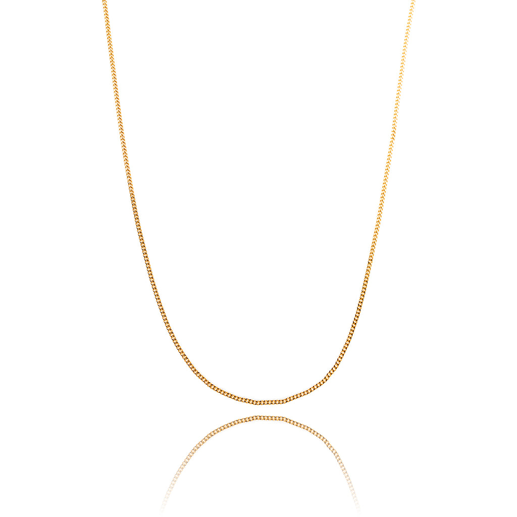 10kt Yellow Gold 21" Curb Link Chain Default Title