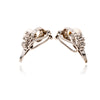 14kt White Gold Pearl & Diamond Earrings Default Title