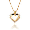 14kt Yellow Gold .90ctw Heart Shape Diamond Pendant Default Title