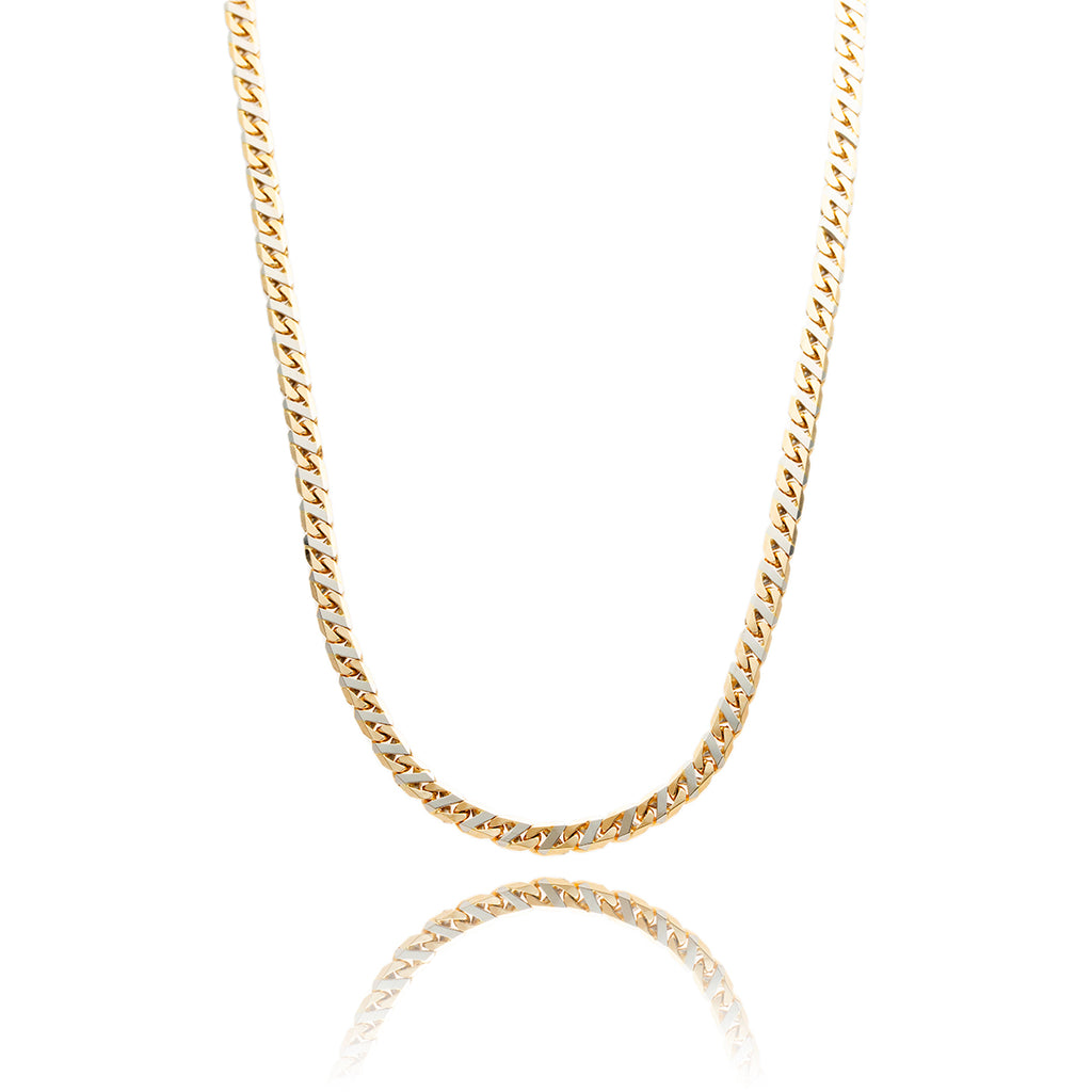 14K Yellow Gold 18" Figarucci Chain Default Title