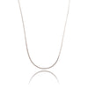 18kt White Gold 20" Curb Link Chain Default Title