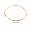 14K Yellow Gold Diamond-Set Hinged Bangle Bracelet, 0.45ctw Default Title