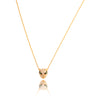 14kt Yellow Gold Diamond Panther Necklace With Tsavorite Eyes Default Title
