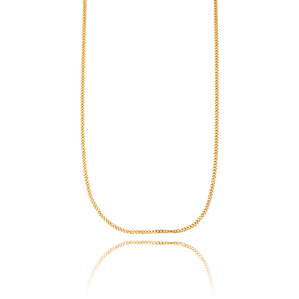 14KT Yellow Gold 20" Curb Link Chain Default Title