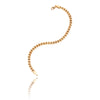10KT Yellow Gold 7.5" Puffed Heart Link Bracelet Default Title