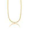 10KT Yellow Gold 22" Diamond Cut Rope Chain Default Title