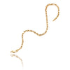 14KT Yellow Gold 8.5" Square Byzantine Link Bracelet Default Title