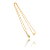 18KT Yellow And White Gold Emerald And Diamond Drop Pendant Default Title