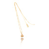 14KT Yellow Gold Diamond Set Love Knot Pendant Default Title