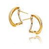 14K Yellow Gold Prin Cut Diamond Lever Earrings Default Title