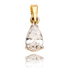 14K Yellow & White Gold .60 Carat Pear Shaped Diamond Pendant Default Title