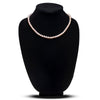 18" Knotted Pink Pearl Strand with Silver Ball Clasp Default Title