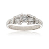 Stunning 14kt White Gold Diamond Engagement Ring Default Title