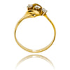 18K Yellow Gold 3-Stone Diamond Ring, .20 ctw Default Title