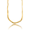 18K Yellow Gold Bar & Chain Necklace Default Title