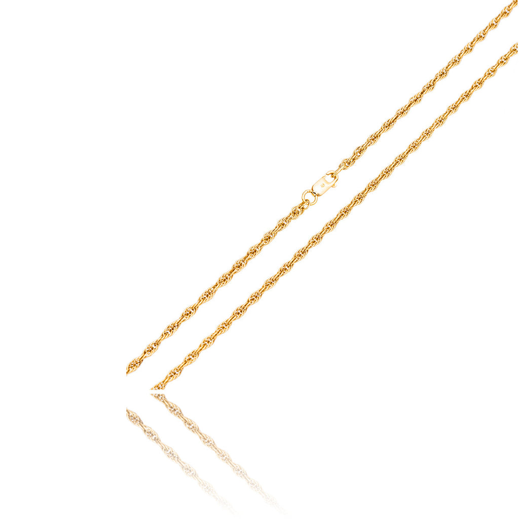 10K Yellow Gold 18" Rope Chain Default Title