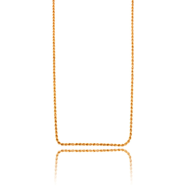 10K Yellow Gold 19" Rope Chain Default Title