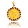 1 Ducat Gold Coin Pendant with 14KT Yelow Gold Frame Default Title